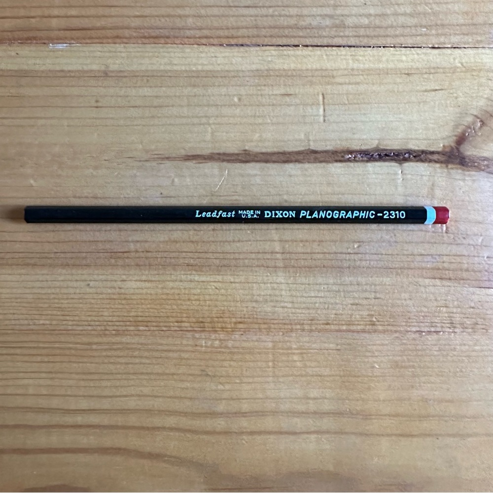 NOS Vintage mcm Dixon Leadfast Planograpic 2310 pencil - Picture 2 of 4